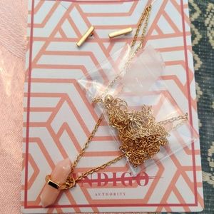 INDIGO Authority Necklace and Earring